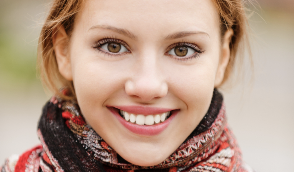 girl smiling